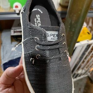 Sperry bodie jr gunmetal shoes